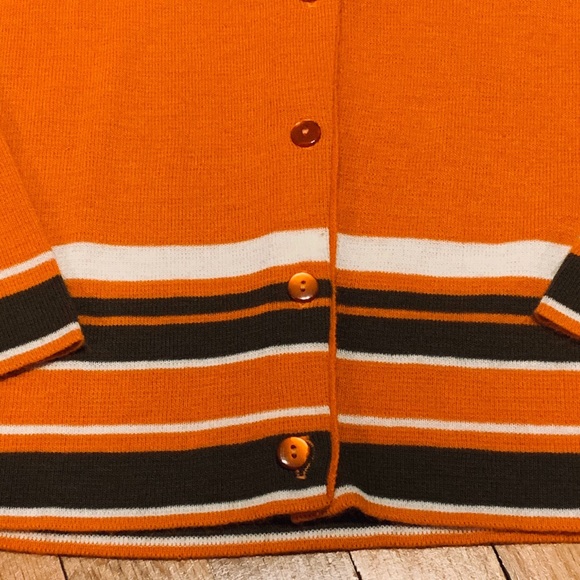 W  OK MENS 70s BOHO RETRO CARDIGAN ! - Picture 3 of 4